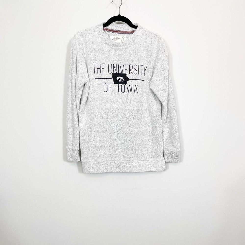 Pressbox Sweatshirt Pullover Terry University of Iowa Ladies Small